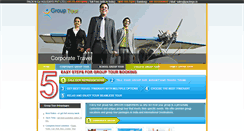 Desktop Screenshot of grouptour.packngo.in